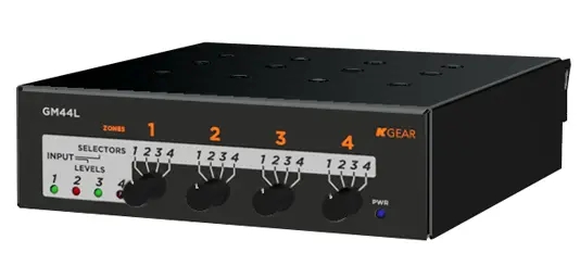 Аудиоматрица 4х4 от KGEAR Аудиоматрица 4х4 от KGEAR