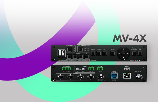 Представляем MV-4X: мультиоконный процессор и матричный коммутатор Представляем MV-4X: мультиоконный процессор и матричный коммутатор