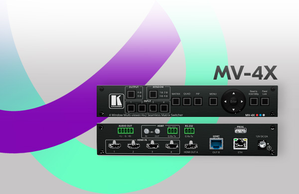 Представляем MV-4X: мультиоконный процессор и матричный коммутатор
