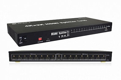 УСИЛИТЕЛЬ-РАСПРЕДЕЛИТЕЛЬ HDMI 1Х16, 4K