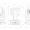 Cветодиодный вращающийся прожектор Anzhee H150-BSW