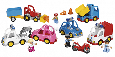 ОБЩЕСТВЕННЫЙ И МУНИЦИПАЛЬНЫЙ ТРАНСПОРТ. DUPLO (32 ЭЛЕМЕНТА)