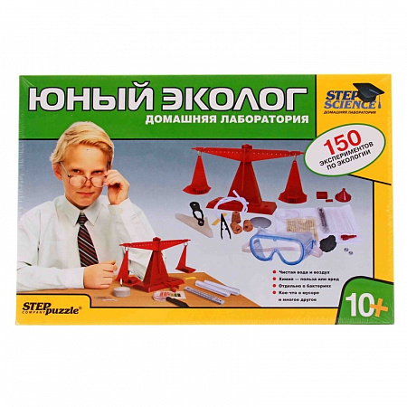 НАБОР ЮНЫЙ ЭКОЛОГ. ДОМАШНЯЯ ЛАБОРАТОРИЯ