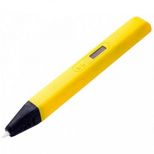 3D ручка Spider Pen SLIM с OLED дисплеем желтая