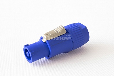 Кабельный разъем Anzhee POWERCON BLUE