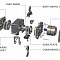 Цепная лебедка EXE RISE D8 1000kg DC