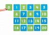 Дорожка цифровая 0-20. 20см., 2 цвета, 21шт.
