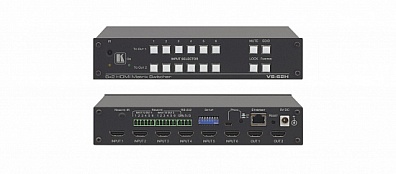 МАТРИЧНЫЙ КОММУТАТОР 6Х2 HDMI KRAMER VS-62H; ПОДДЕРЖКА 4K, STEP-IN