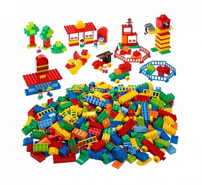 ГИГАНТСКИЙ НАБОР DUPLO 9090 (550 ДЕТАЛЕЙ)