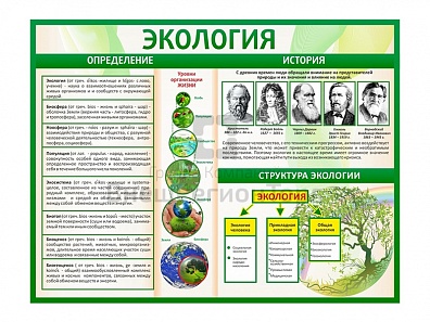 СТЕНД "ЭКОЛОГИЯ", 130Х100 СМ.