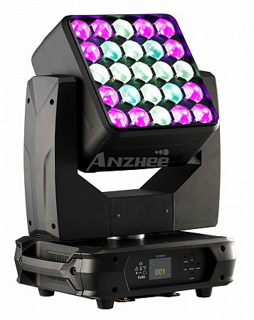 Cветодиодный вращающийся прожектор Anzhee PRO H25x15Z-MATRIX