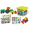 КОНСТРУКТОР МАШИНЫ ЭКСТРА MORPHUN JUNIOR XTRA VEHICLES (10 МОДЕЛЕЙ, 251 ДЕТАЛЬ) 4+