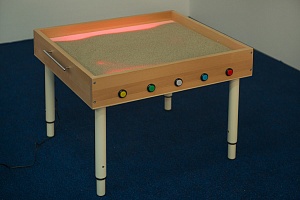 Световой стол из бука для рисования песком (в комплект входит песок 12,5 кг)