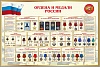 ПЛАКАТЫ "ОРДЕНА И МЕДАЛИ РОССИИ", А2, 2 ШТ.
