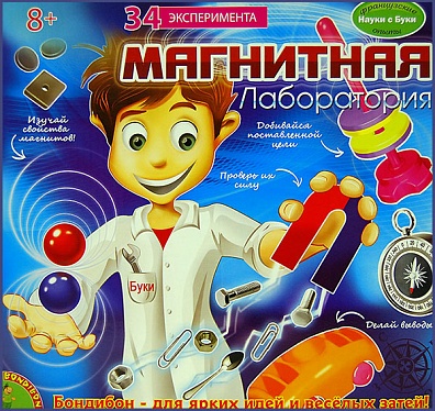 НАБОР BONDIBON: МАГНИТНАЯ ЛАБОРАТОРИЯ