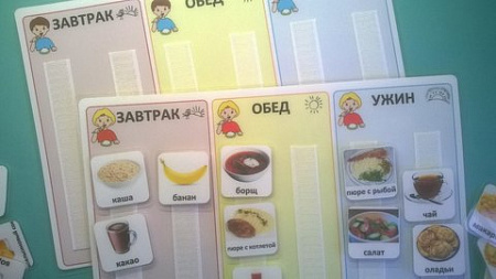 ВИЗУАЛЬНОЕ РАСПИСАНИЕ "МЕНЮ"
