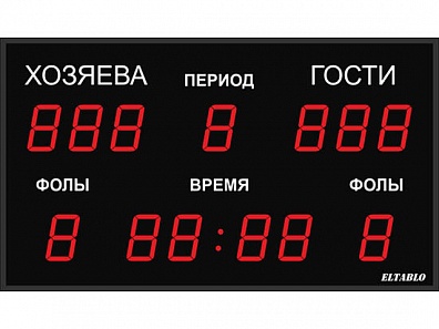 Универсальное спортивное табло № 2М
