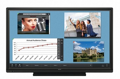 Интерактивный LCD дисплей SHARP 60'' PN-60TW3A