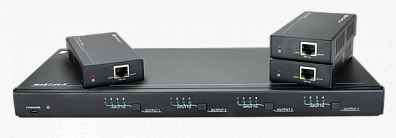 MABT-44-K МАТРИЧНЫЙ КОММУТАТОР + 3 HDBT РЕСИВЕР