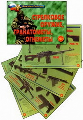 ПЛАКАТЫ "СТРЕЛКОВОЕ ОРУЖИЕ, ГРАНАТОМЕТЫ, ОГНЕМЕТЫ", А3