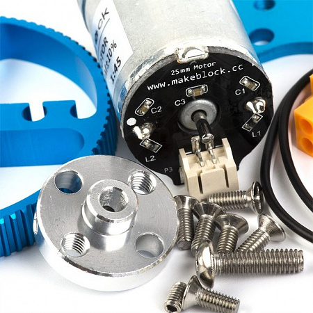 РЕСУРСНЫЙ НАБОР 25MM DC MOTOR PACK-BLUE