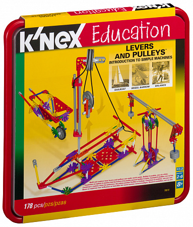 КОНСТРУКТОР K'NEX EDUCATION ИЗУЧЕНИЕ ОСНОВ МАШИН: КОЛЕСА И ОСИ 8+