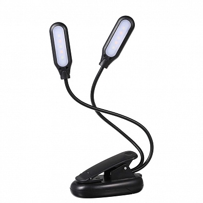СВЕТОДИОДНАЯ ЛАМПА ДЛЯ ПОДСВЕТКИ ПАРТИТУР STANDS & CABLES LED-4, ЦВЕТ ЧЕРНЫЙ