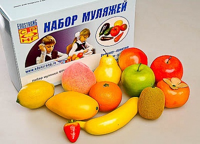 НАБОР МУЛЯЖЕЙ ФРУКТОВ (12 ШТ.)